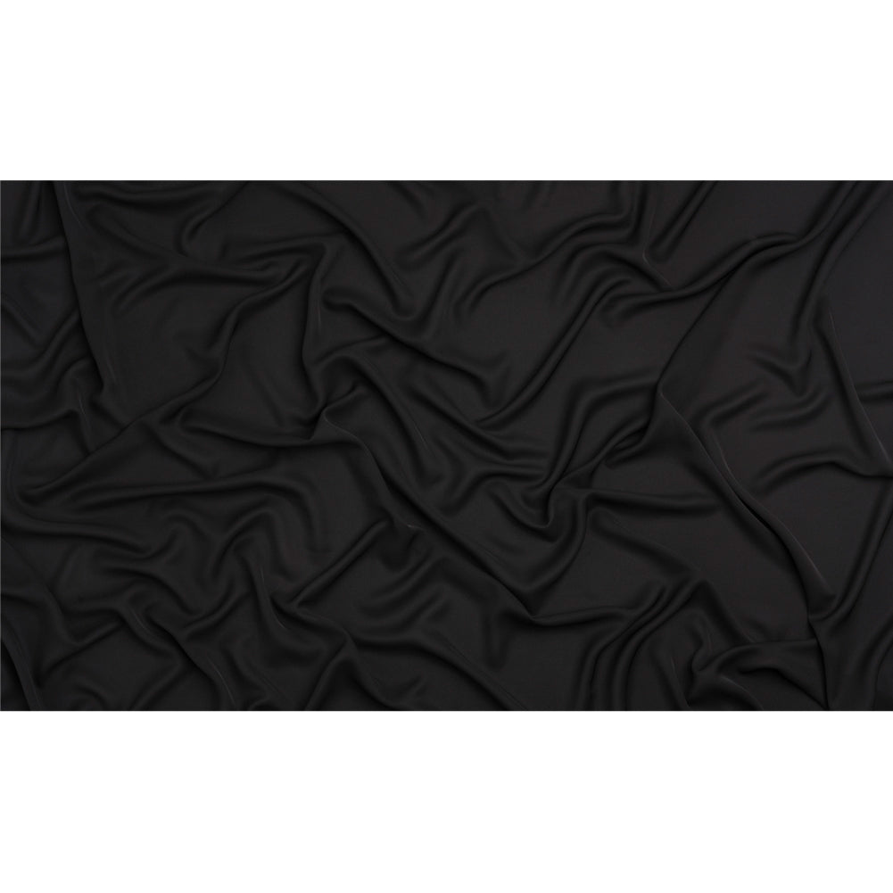 Polyester Double Georgette - Black - Mimosa Collection by Mood