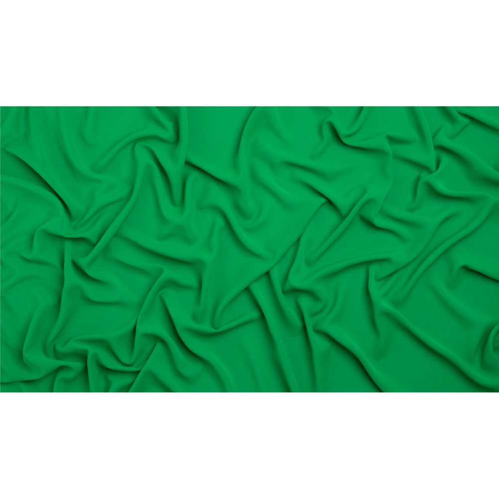 Polyester Double Georgette - Kelly Green - Mimosa Collection by Mood