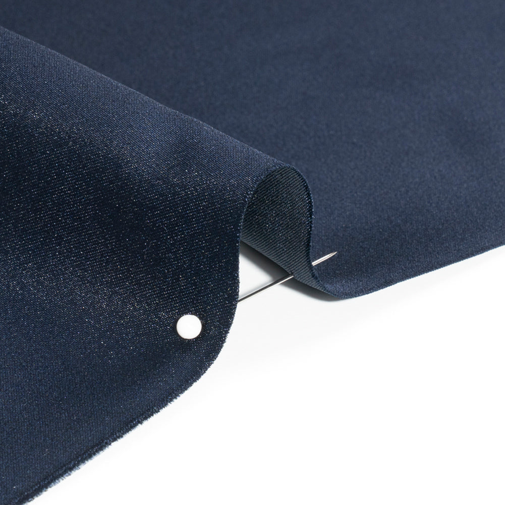 Premium Polyester Satin - Navy - Gavia Collection by Mood
