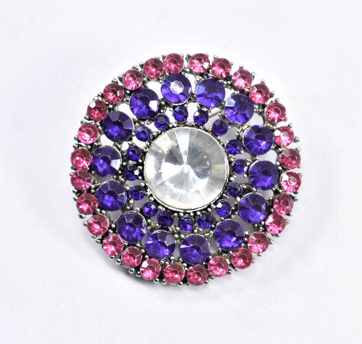 Rhinestone Connector Multi-Color Gemstone Slider