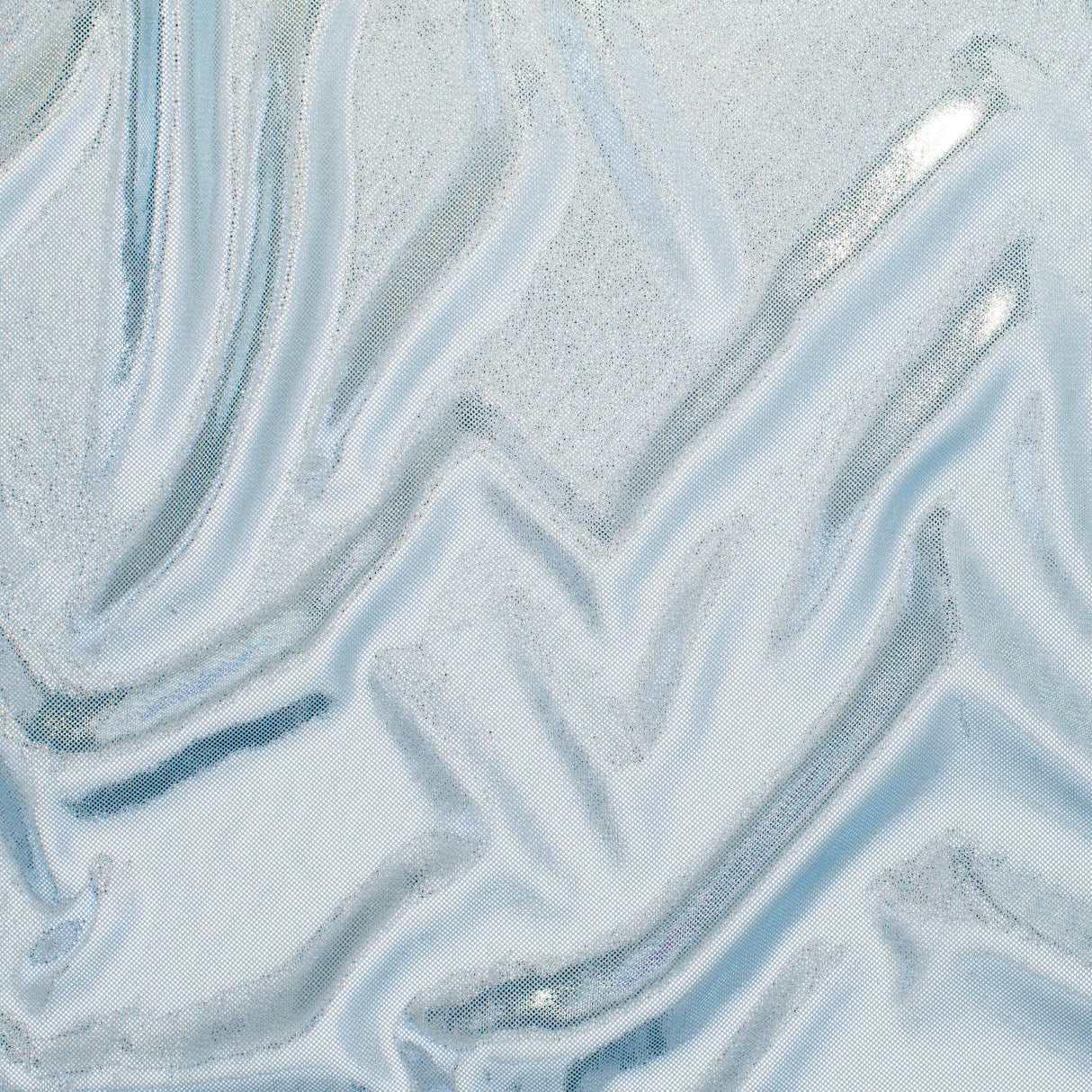 Polyester Foil Spandex Fabric 60" Metallic