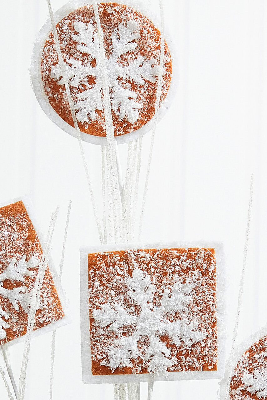 25” Gingerbread Cookie Stem