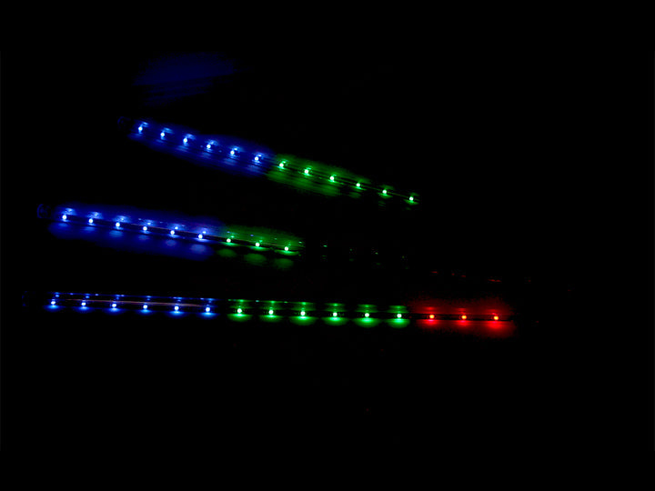 8 Tubes Snowfall 50cm Multicolor