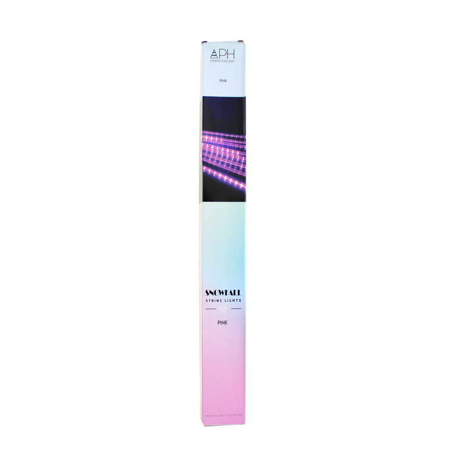 8 Tubes Snowfall 50cm Pink Color
