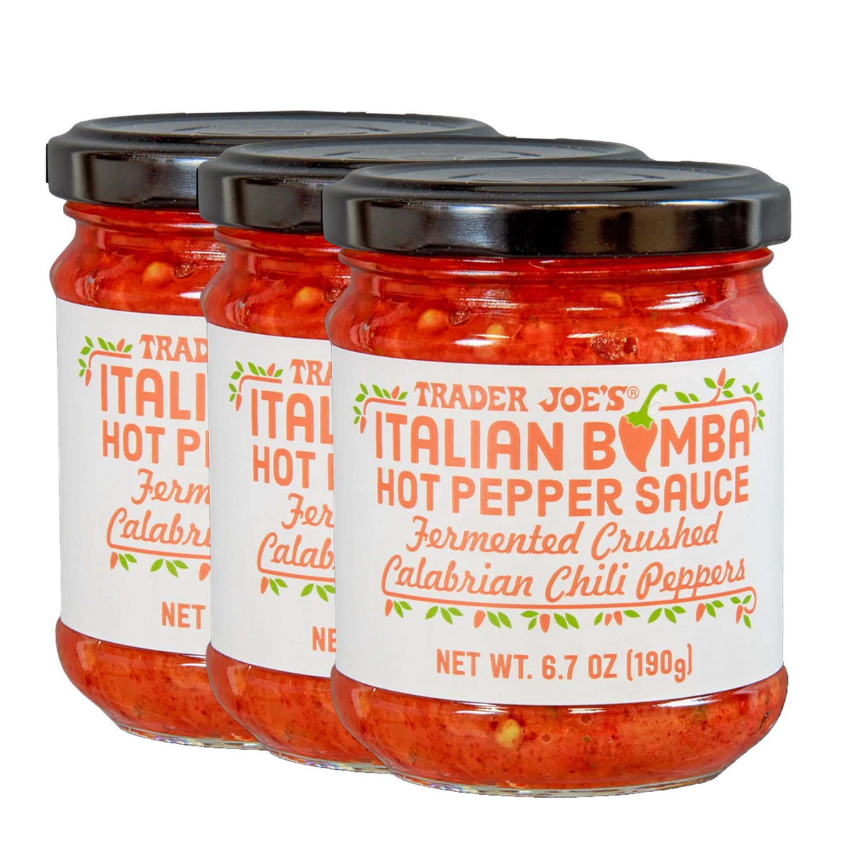 Trader Joe's Italian Bomba Hot Pepper Sauce | 6.7 oz