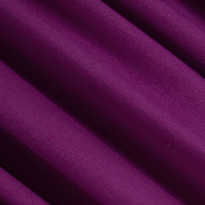 Cotton Spandex Jersey Knit Fabric Magenta