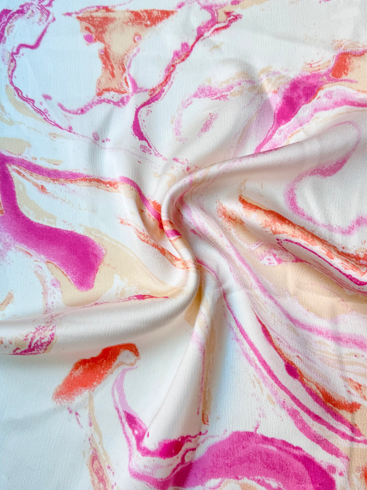 Printed Satin Marble Pink