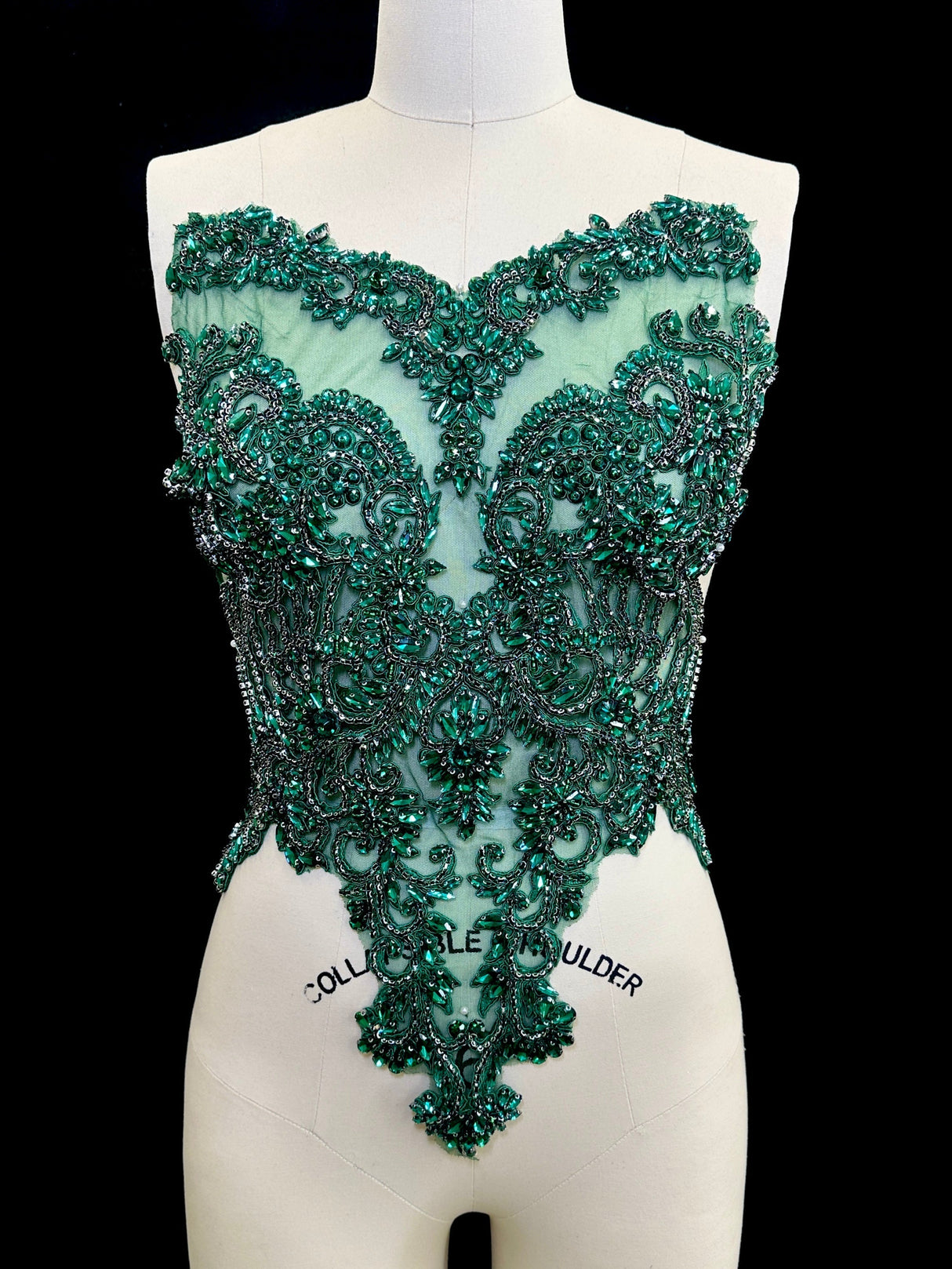Rhinestone Bodice Applique