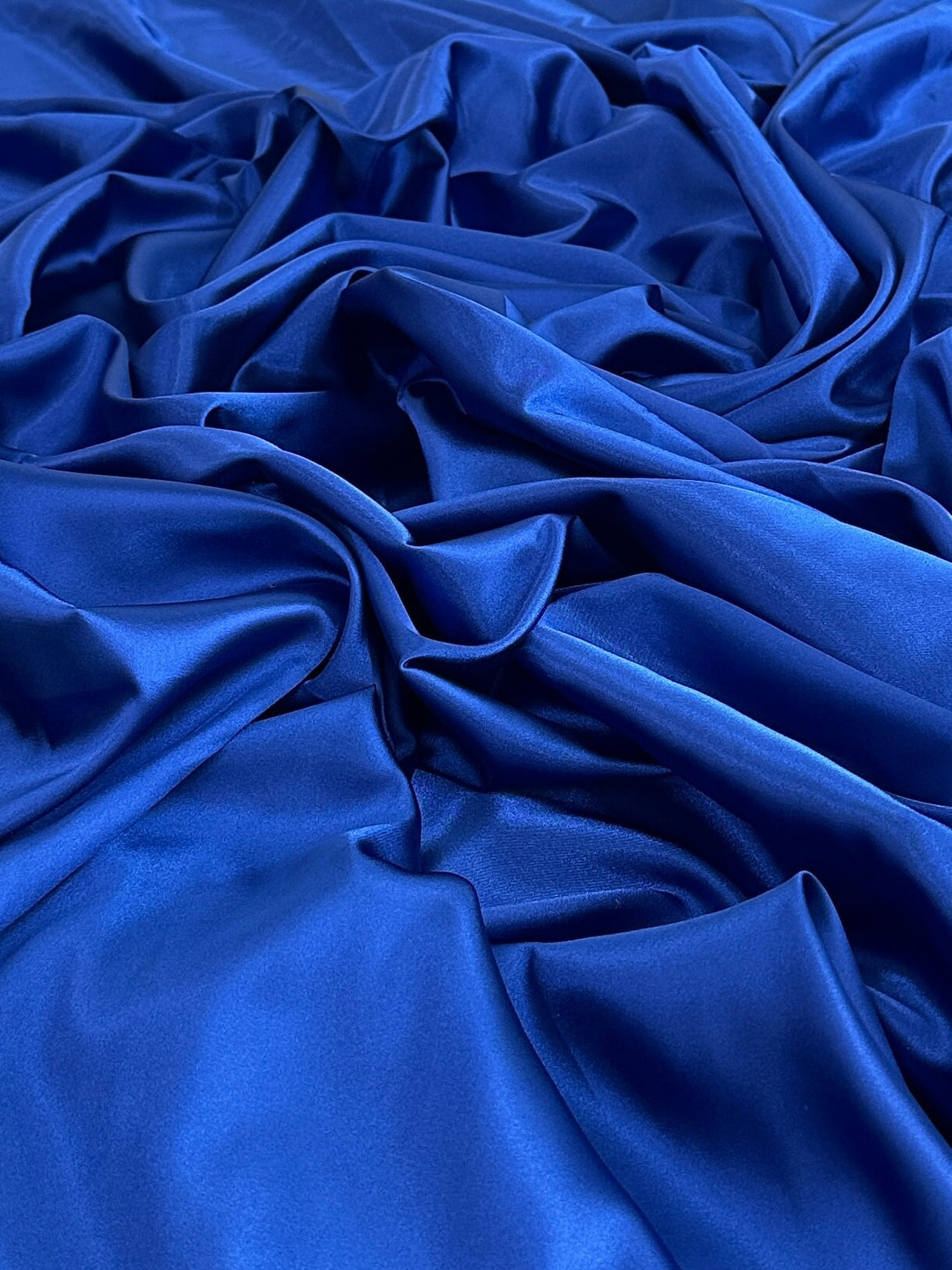 Luxury Silky Stretch Satin Royal Blue