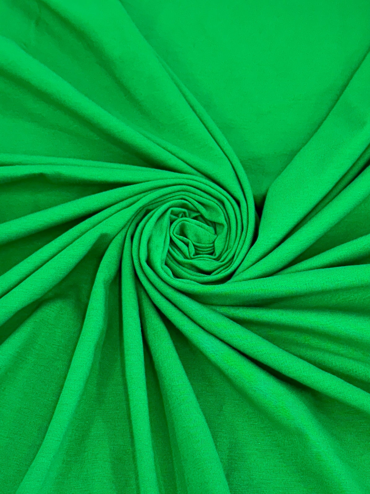 Kelly Green Cotton Jersey Spandex