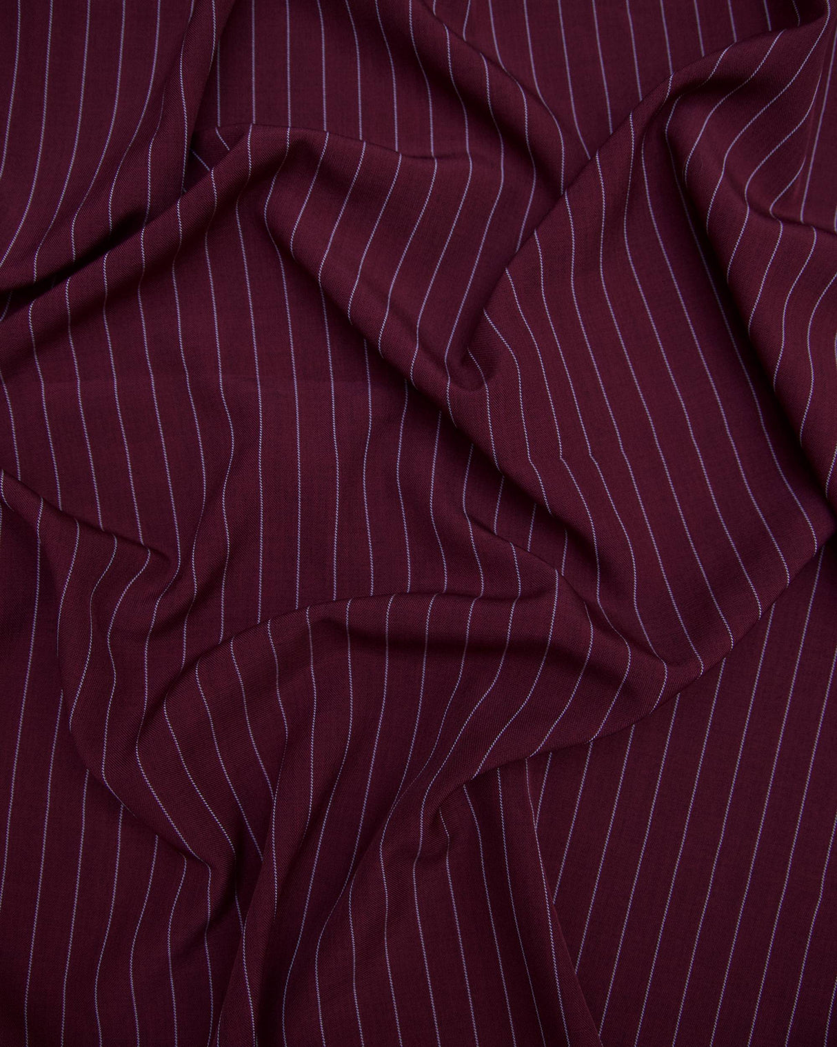 Pin Stripe Suiting Burgundy