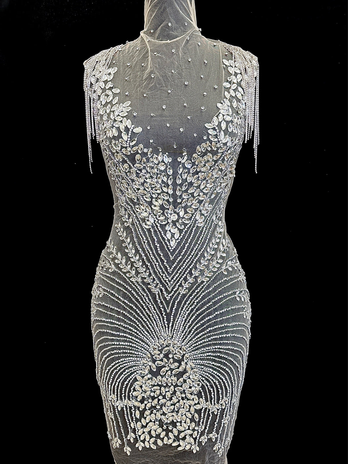 Rhinestone Bodice Applique