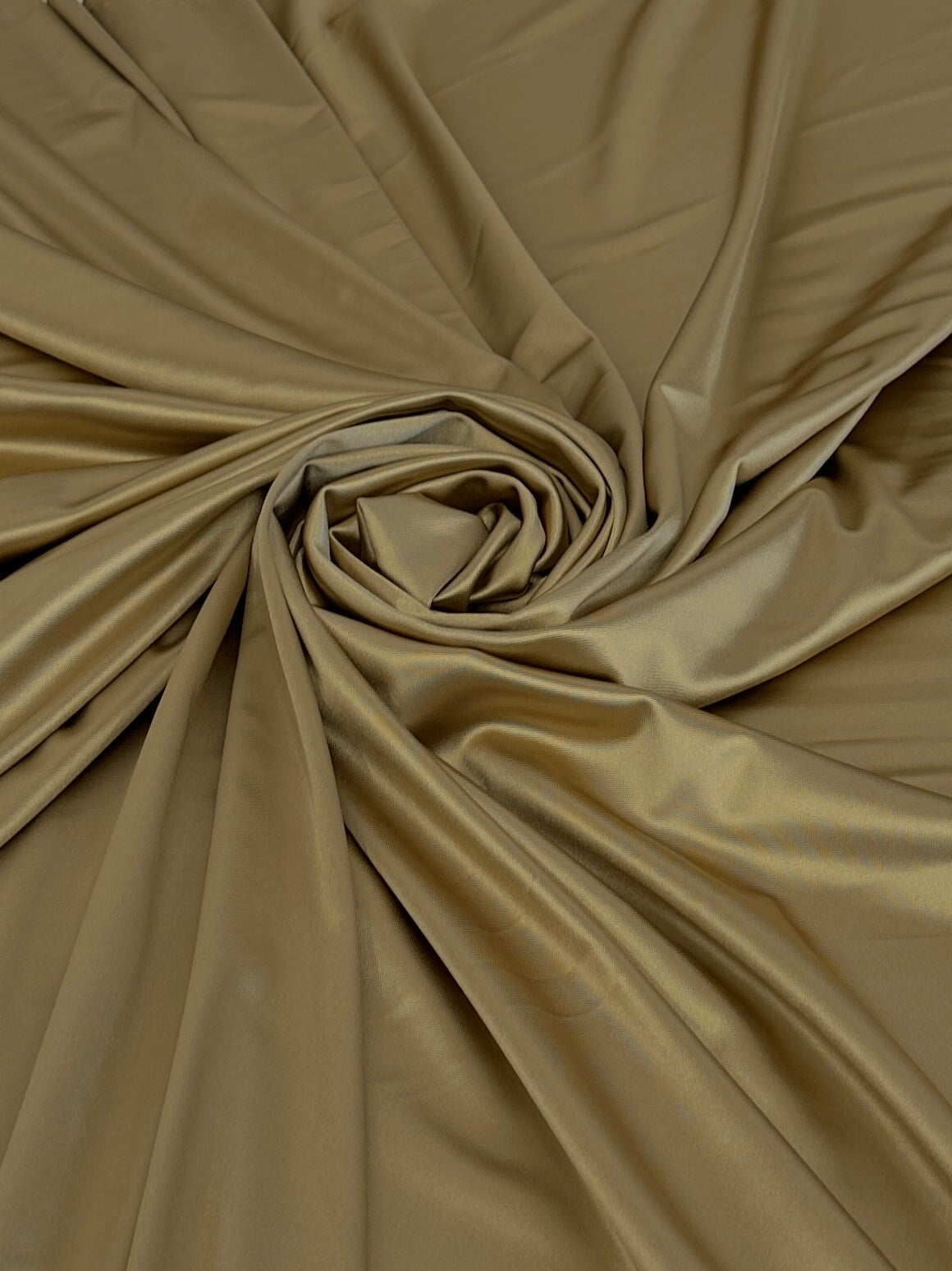 Stretch Silky Satin Gold