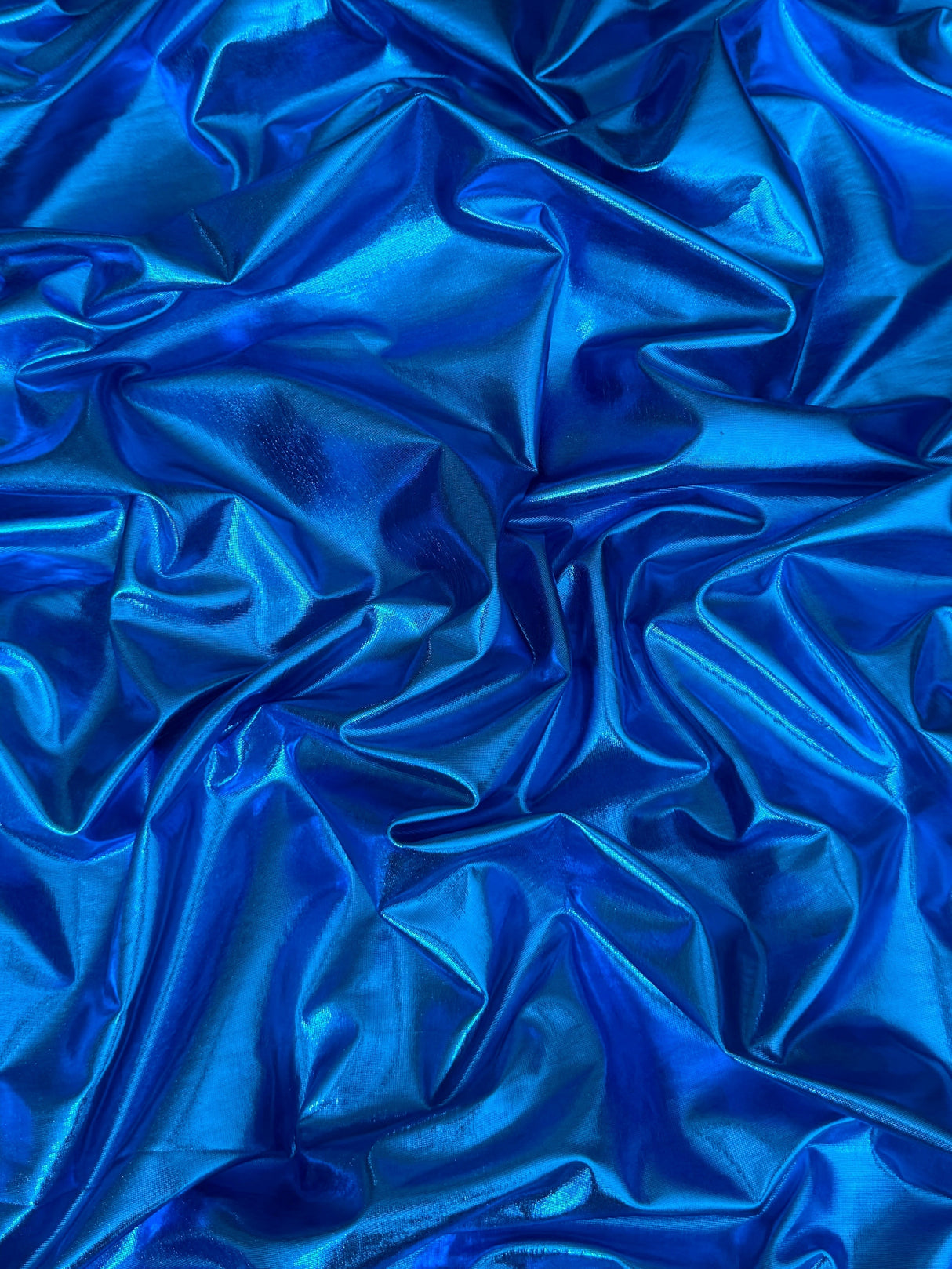 Shiny Coated Spandex Pleather Royal Blue