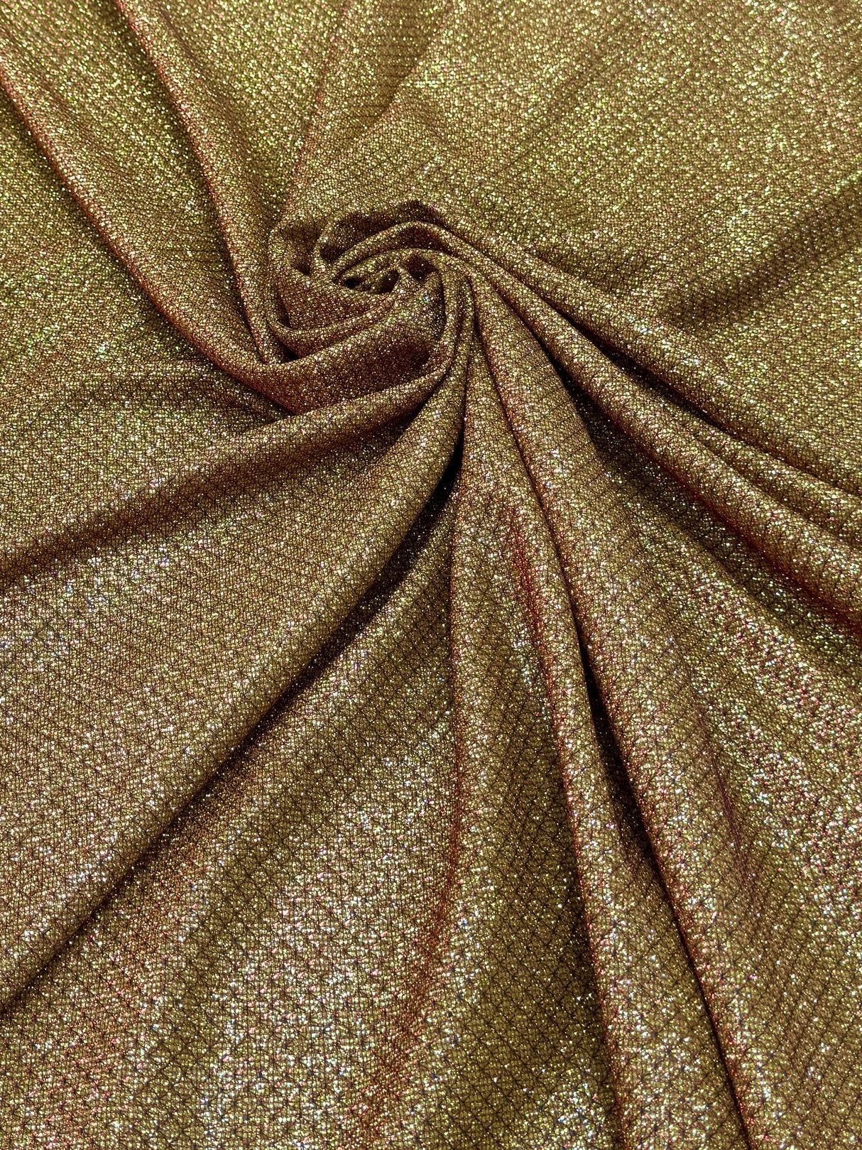 Shimmery Lurex Brocade Antique Gold
