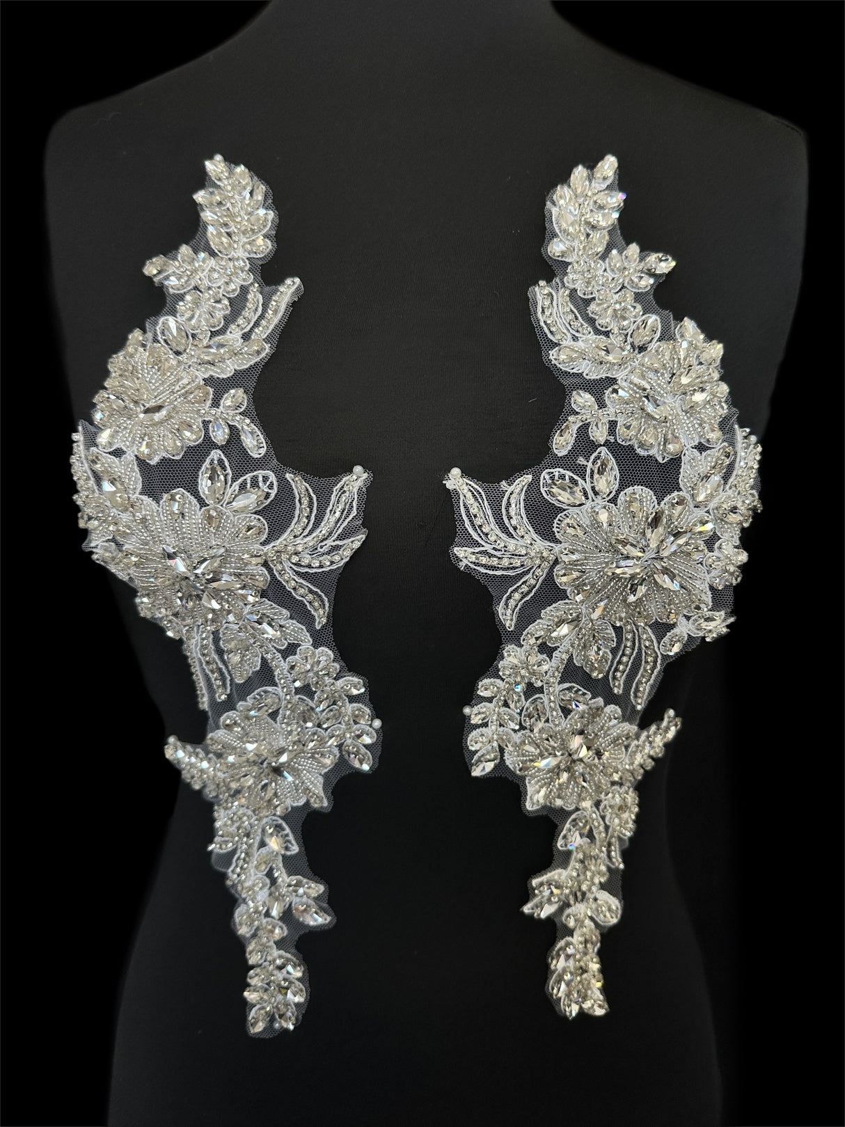 Silver Rhinestone Applique