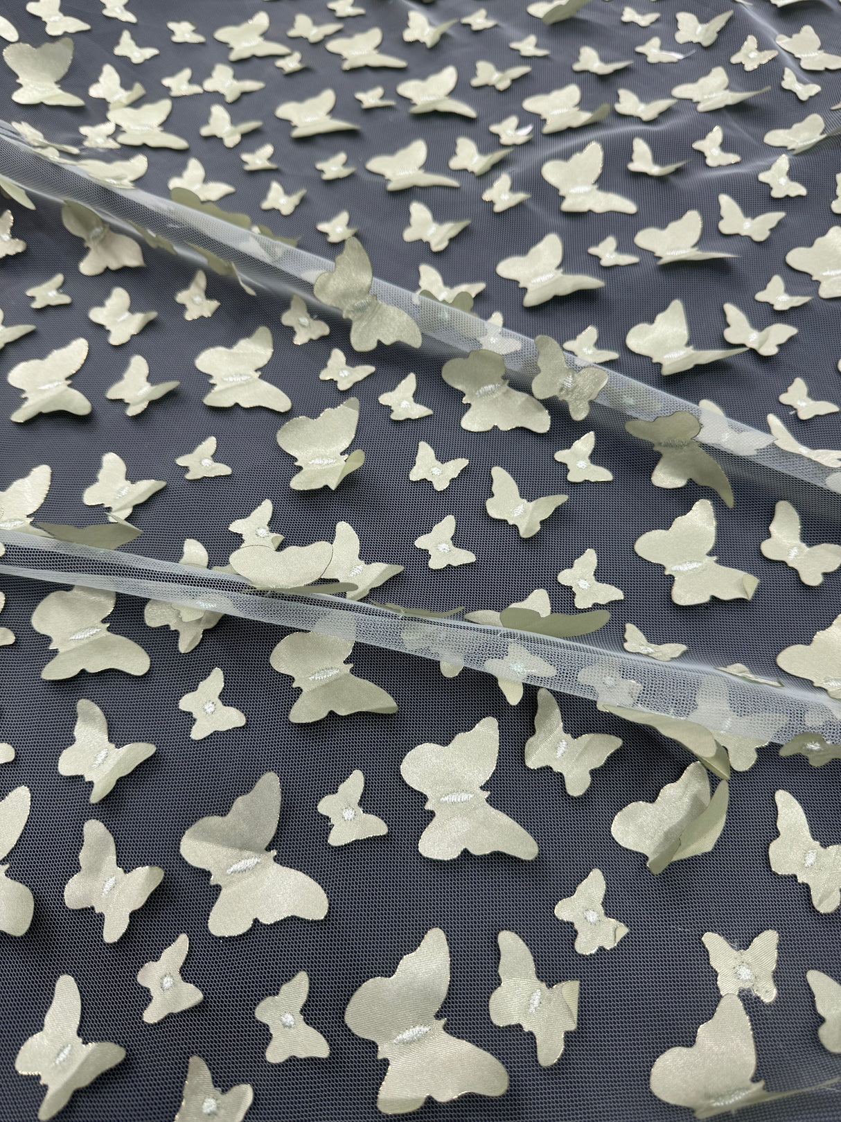 3D Butterfly Lace Pistachio