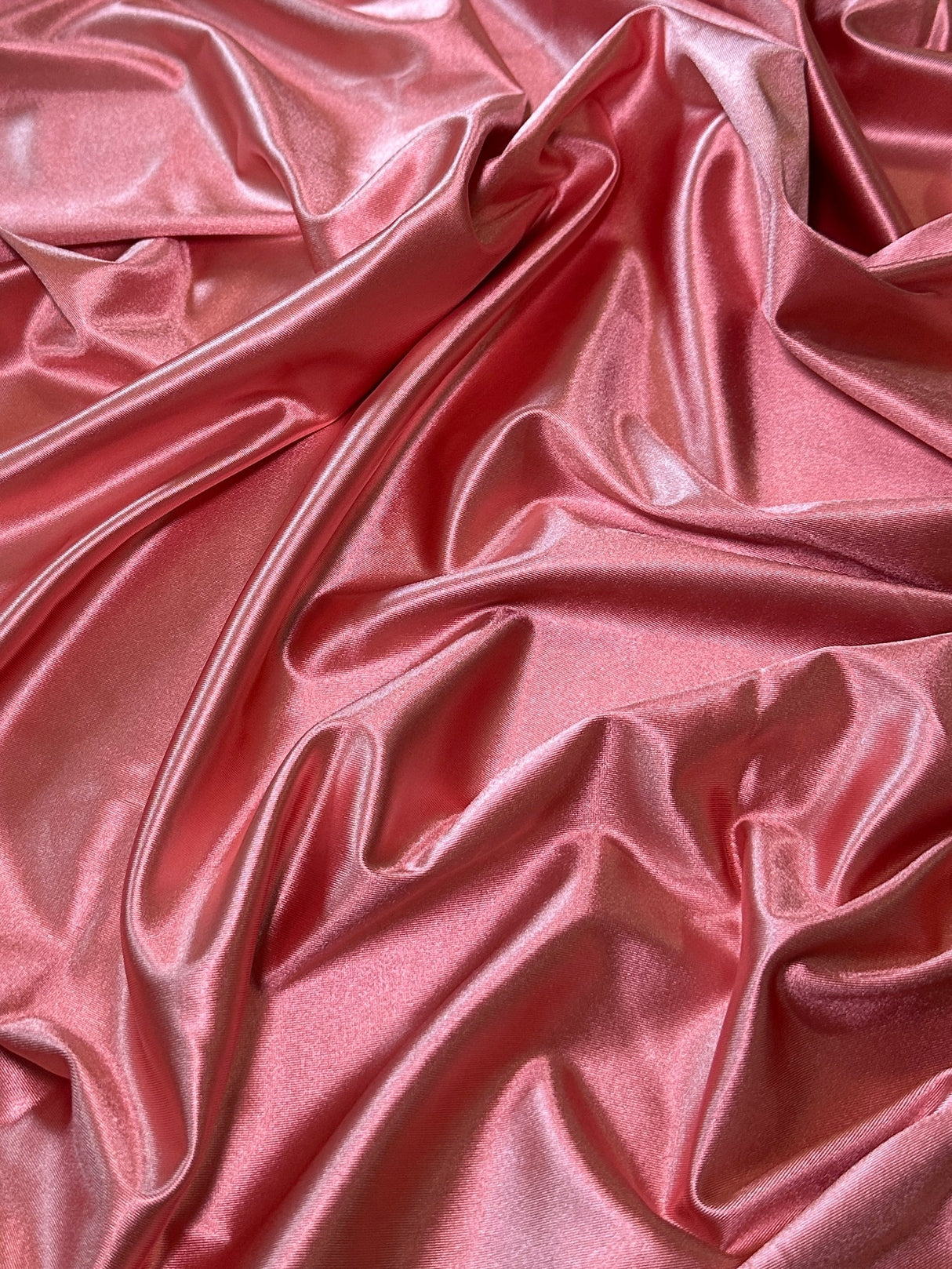 Shiny Nylon Spandex Salmon