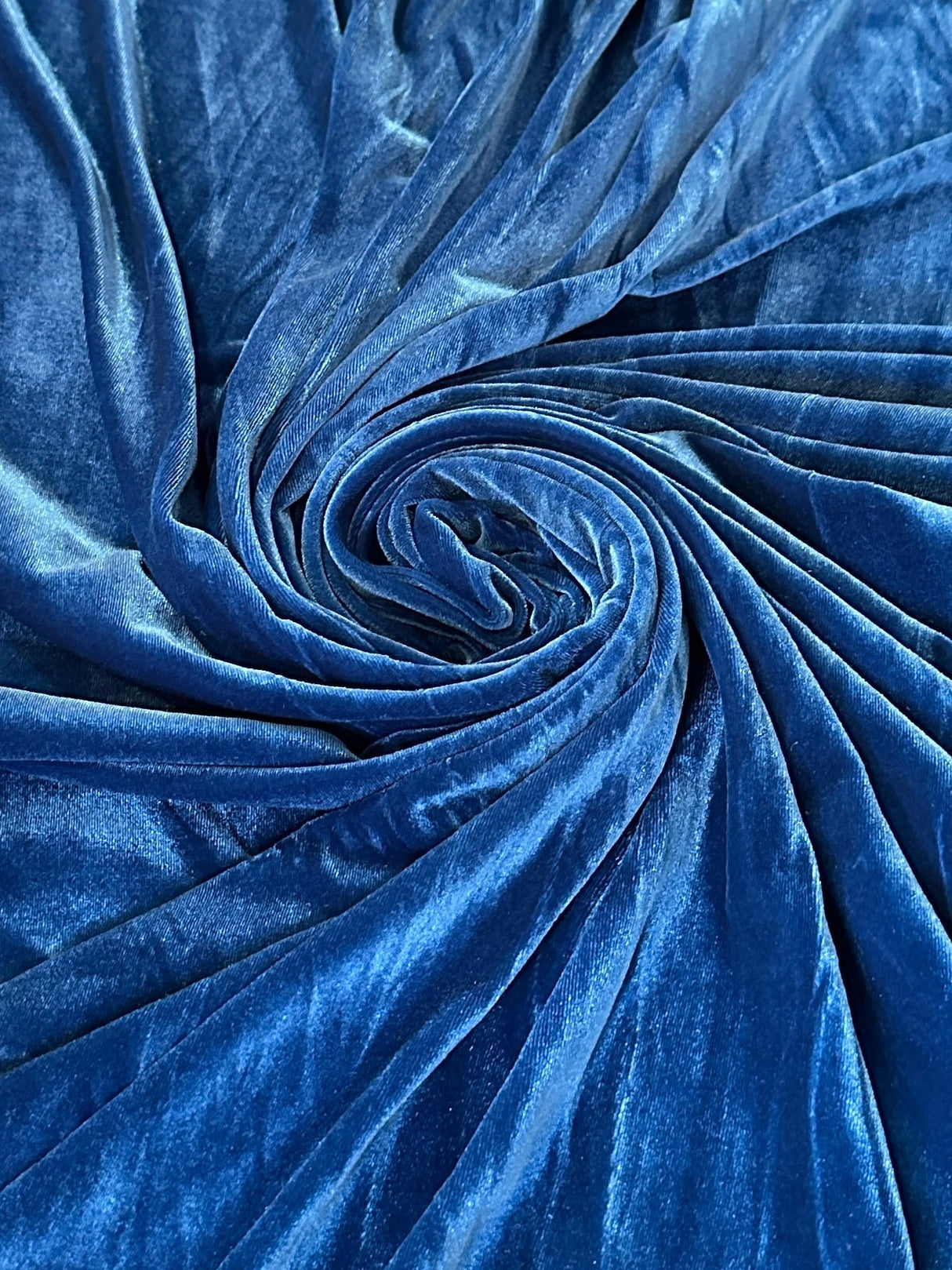 Stretch Velvet Blue Sapphire
