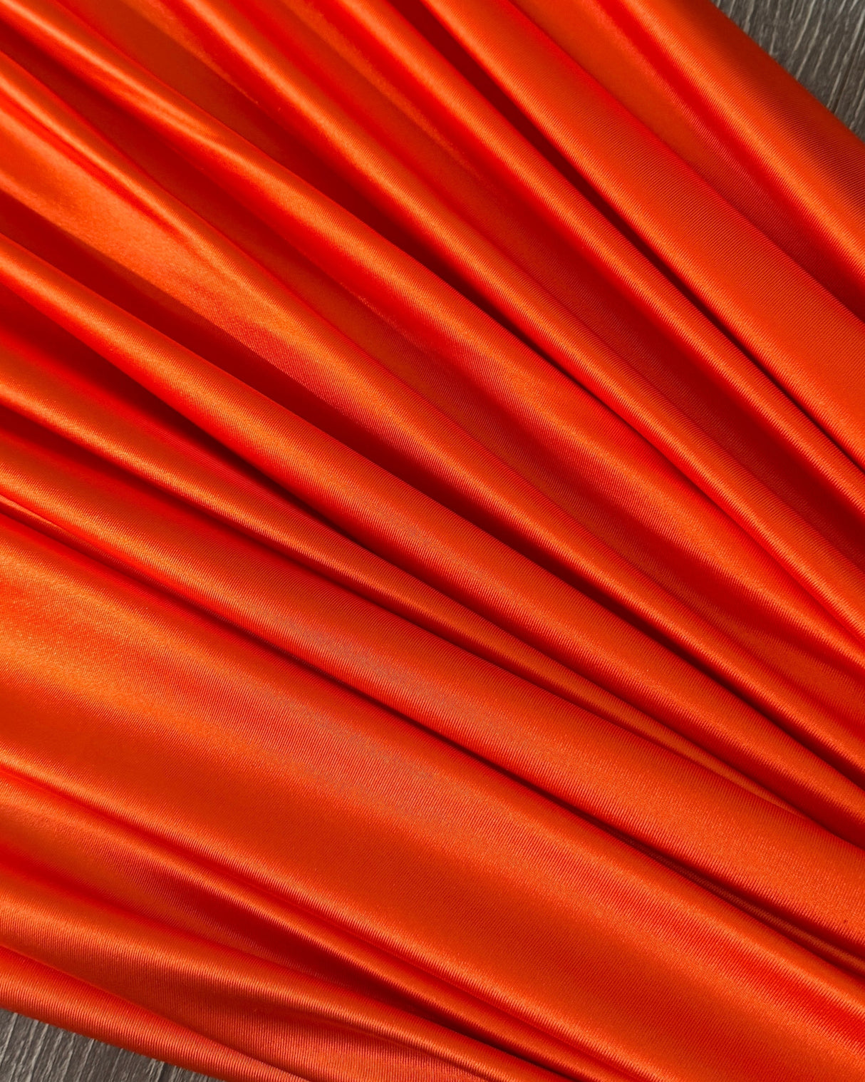 Shiny Nylon Spandex Orange
