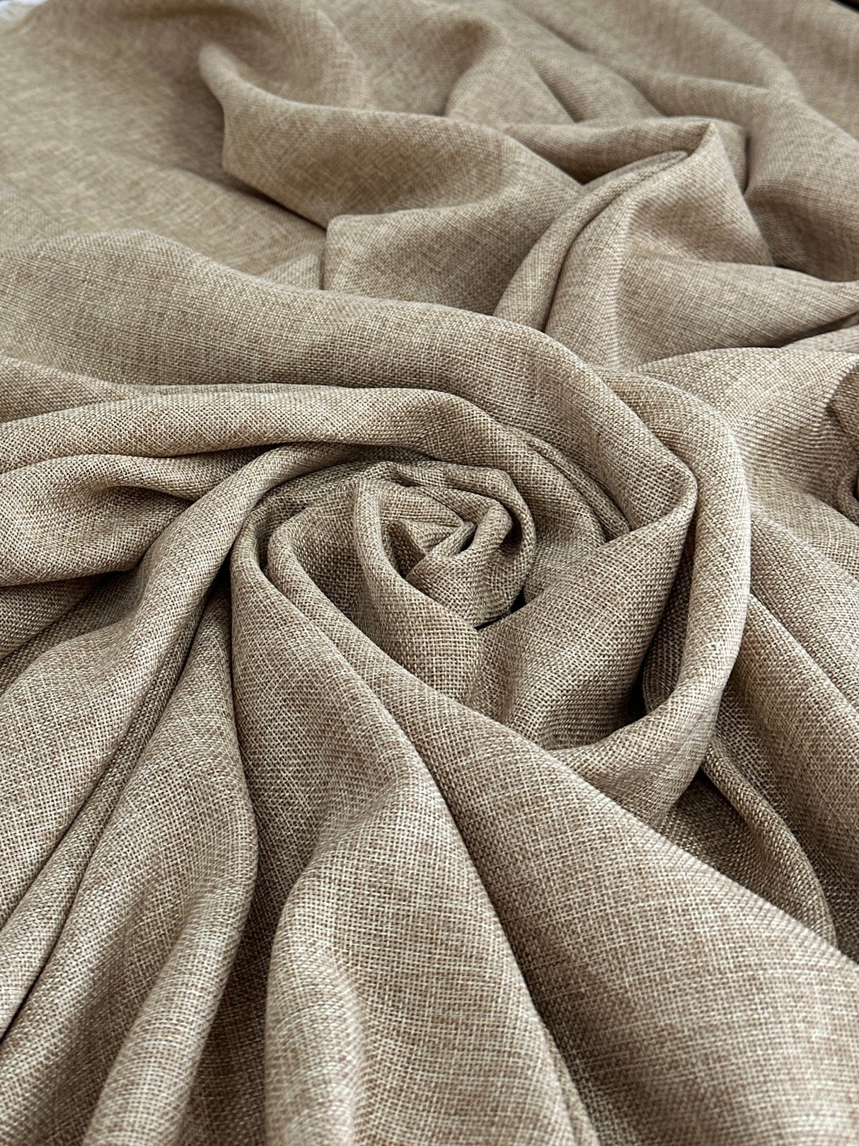Faux Linen Sand