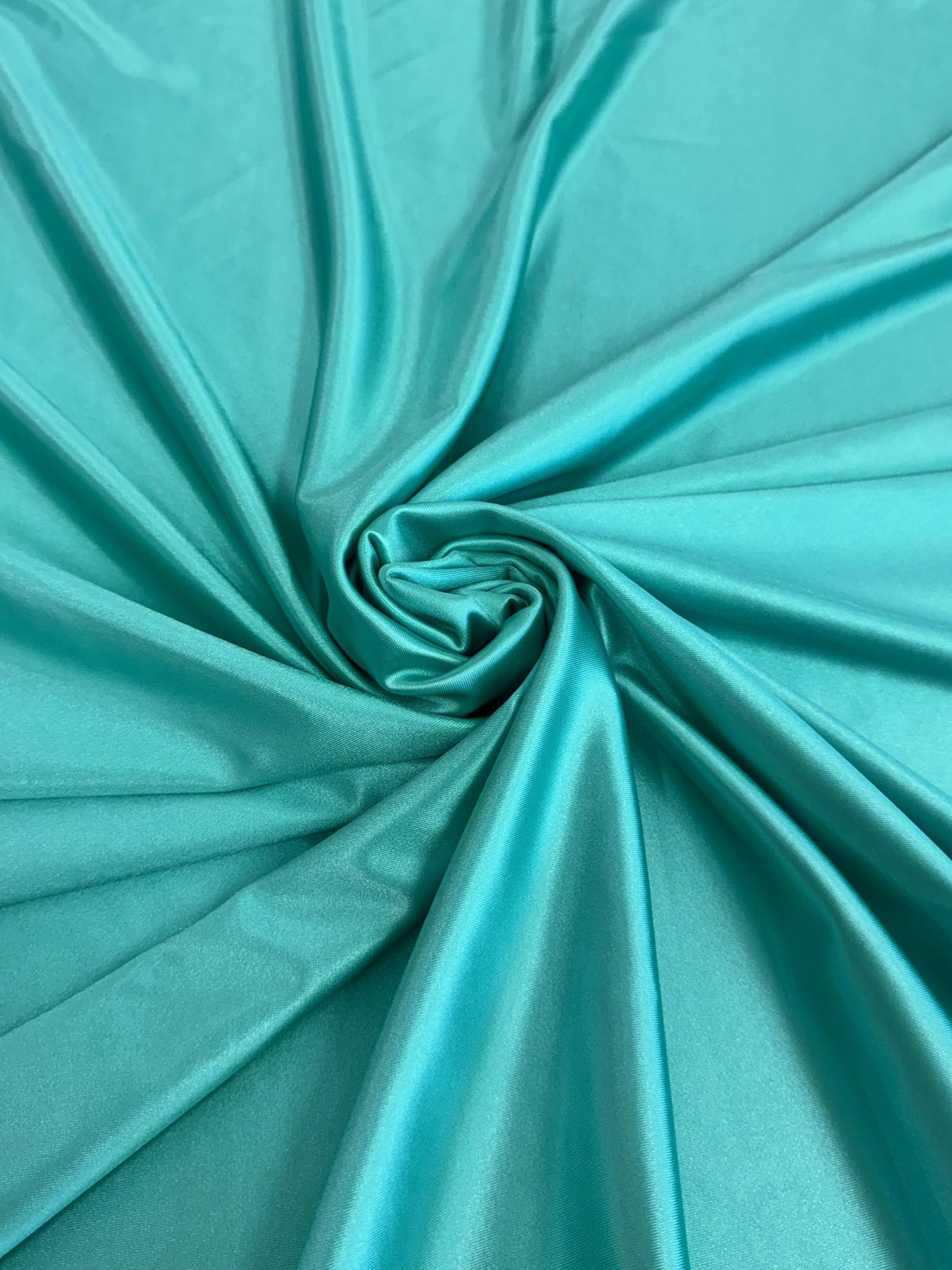 Shiny Nylon Spandex Tiffany Blue