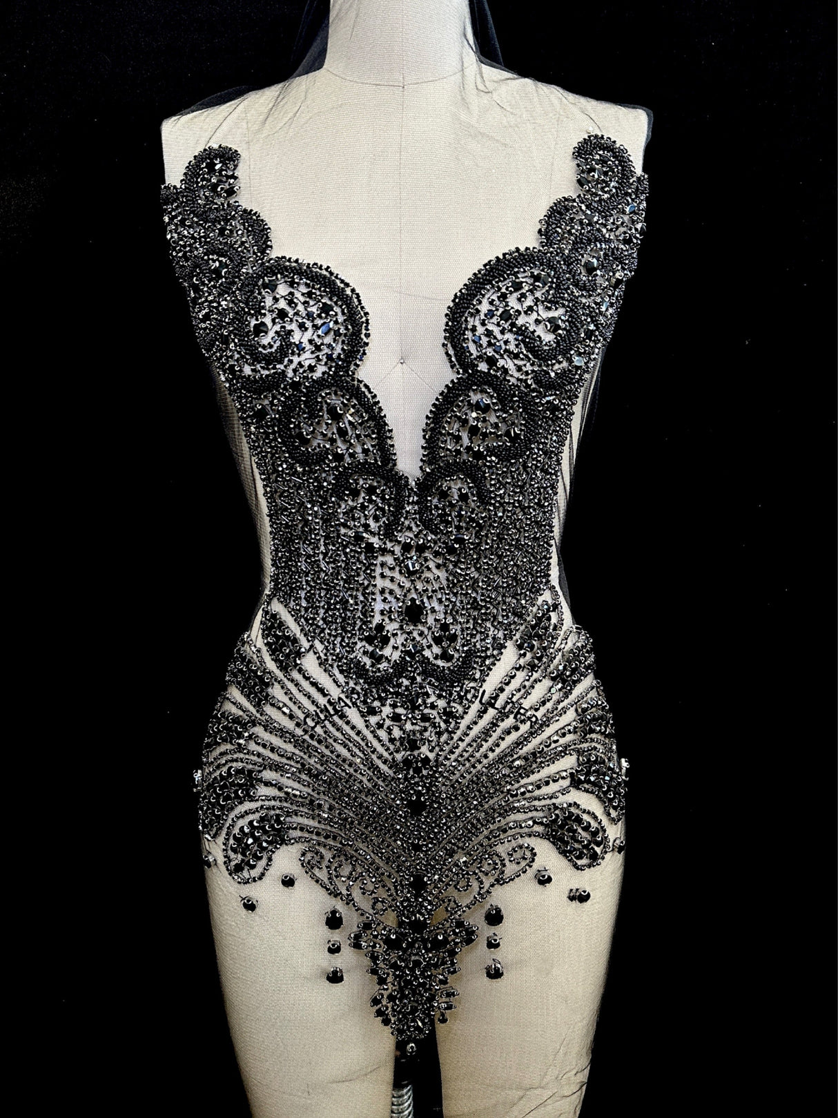 Rhinestone Bodice Applique
