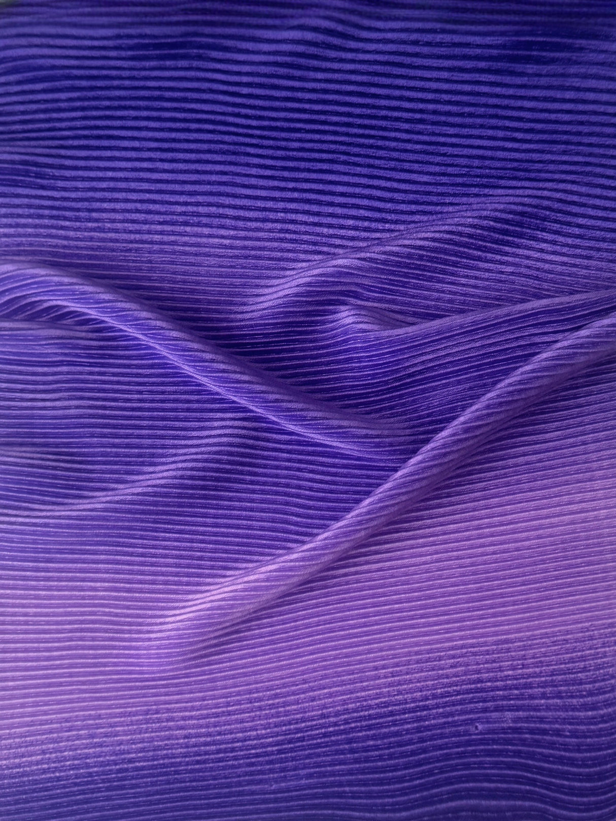 Purple Ombre Pleated Knit