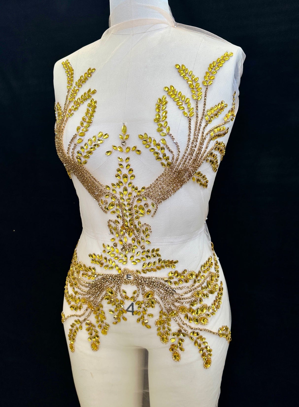 Rhinestone Bodice Applique