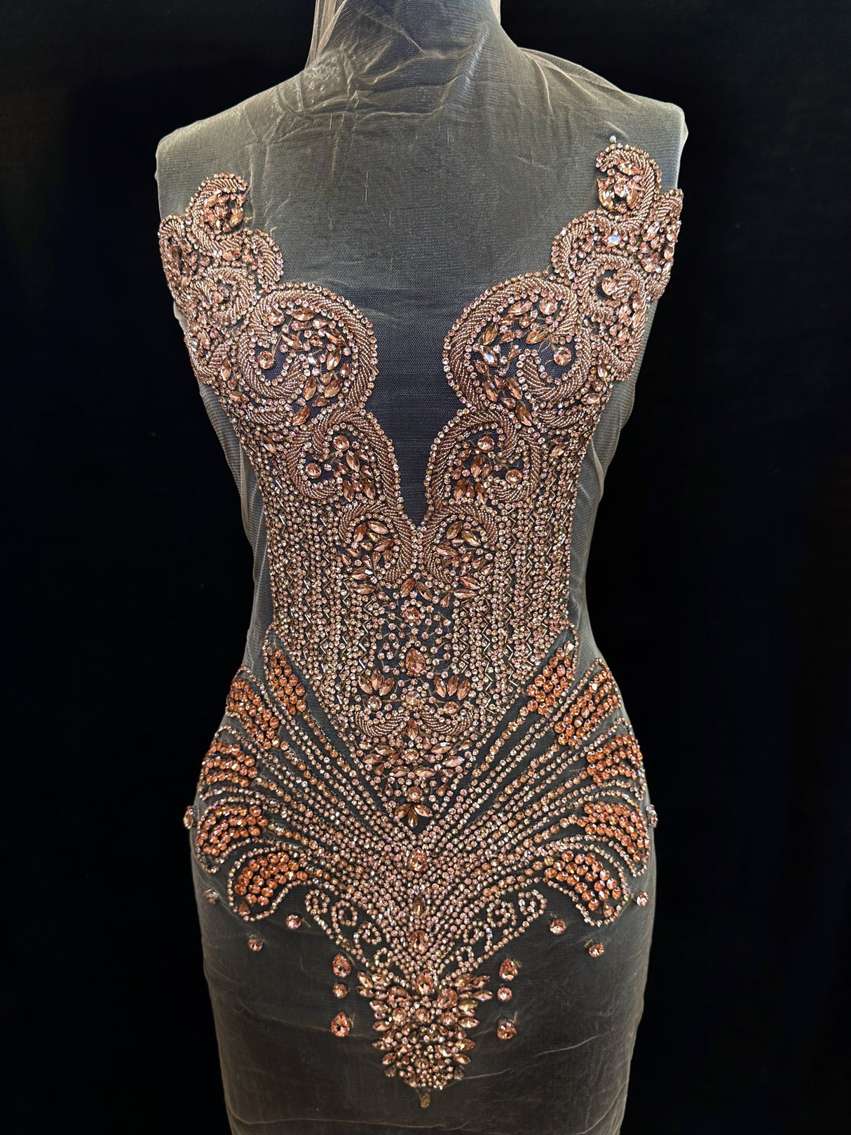 Rhinestone Bodice Applique