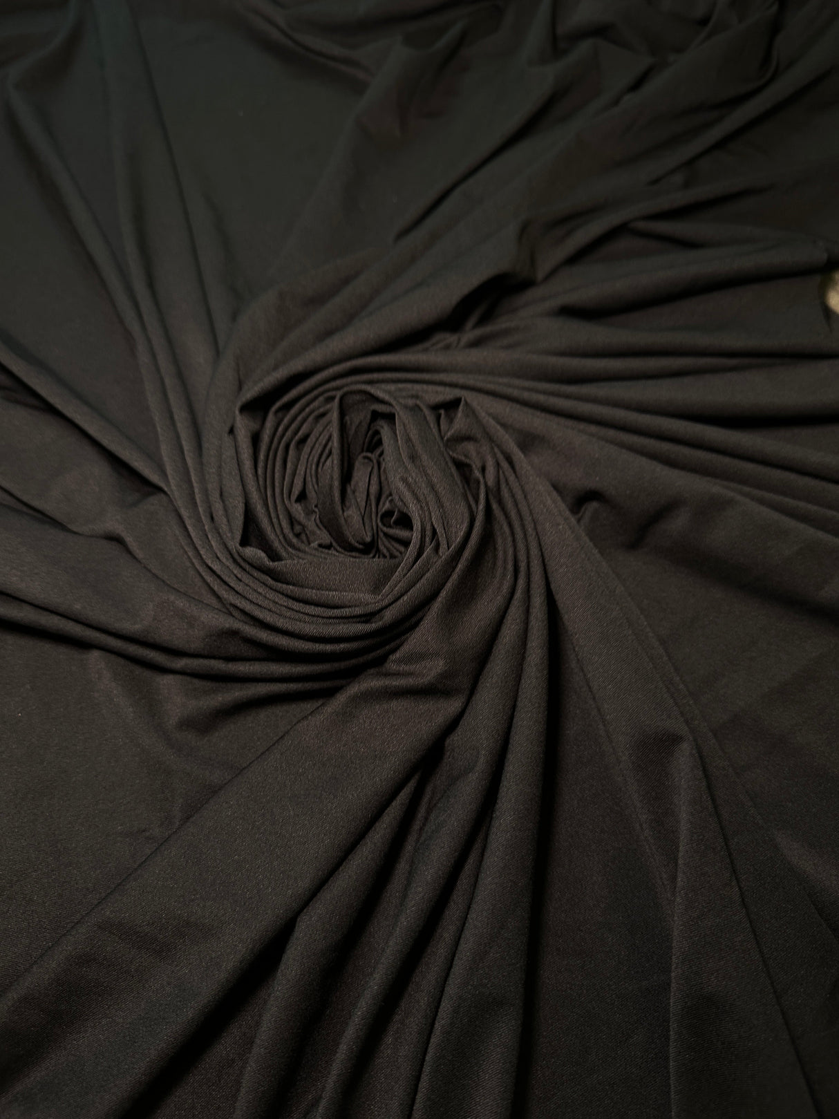 Black 4-Way Stretch Nylon Spandex