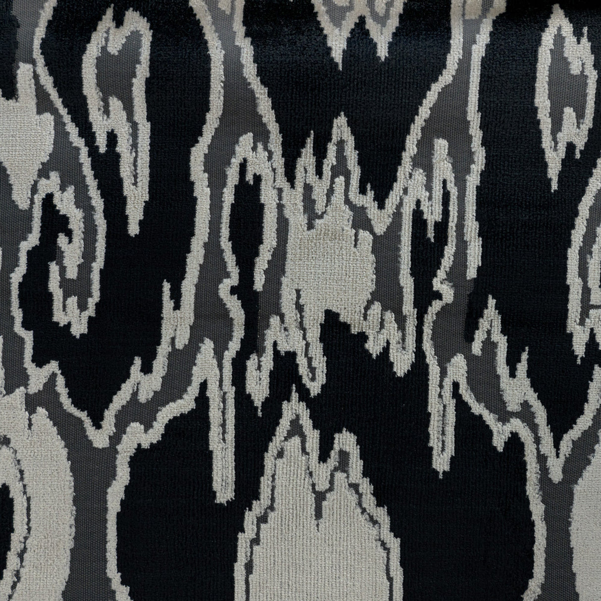 Cut Velvet Upholstery Fabric Maldives Abstract Pattern