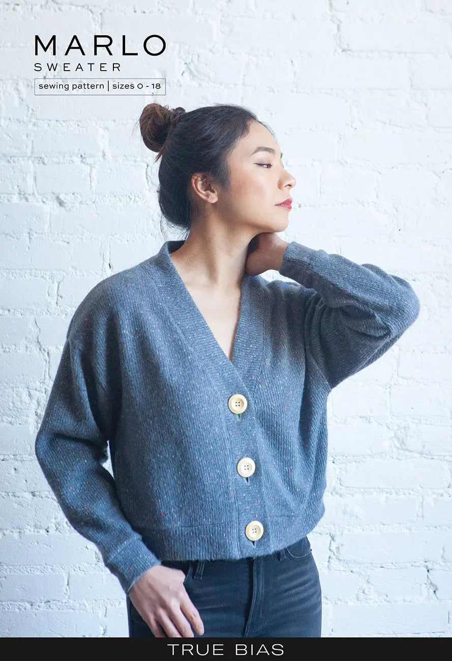 Oversized Sweater Sewing Pattern Marlo 0-18