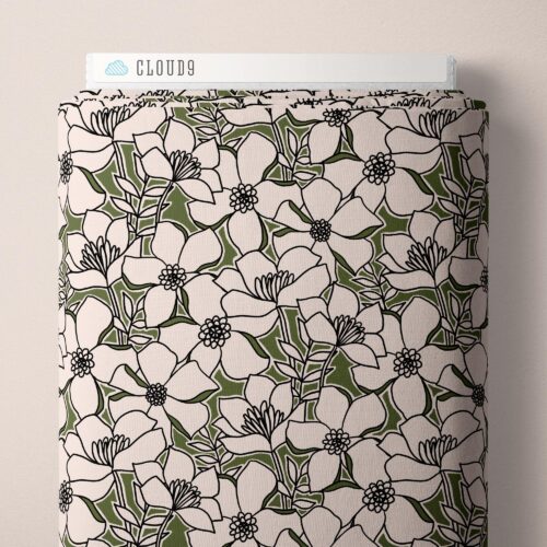 Cotton Print Fabric by the Yard - Marsh Havens