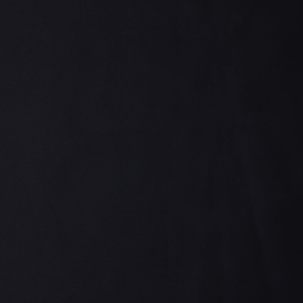Matte Brushed Vinyl Polyester Spandex Fabric - Black, Matte Exterior, Brushed Interior, 55" Width, 210 GSM (1 Yard)