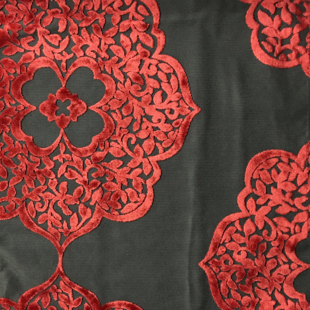 Burnout Velvet Drapery Upholstery Fabric Maison