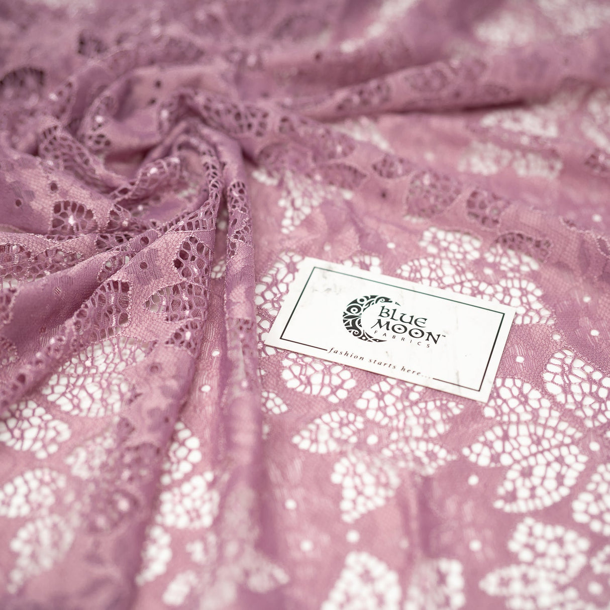 Stretch Lace Fabric in Solid Colors
