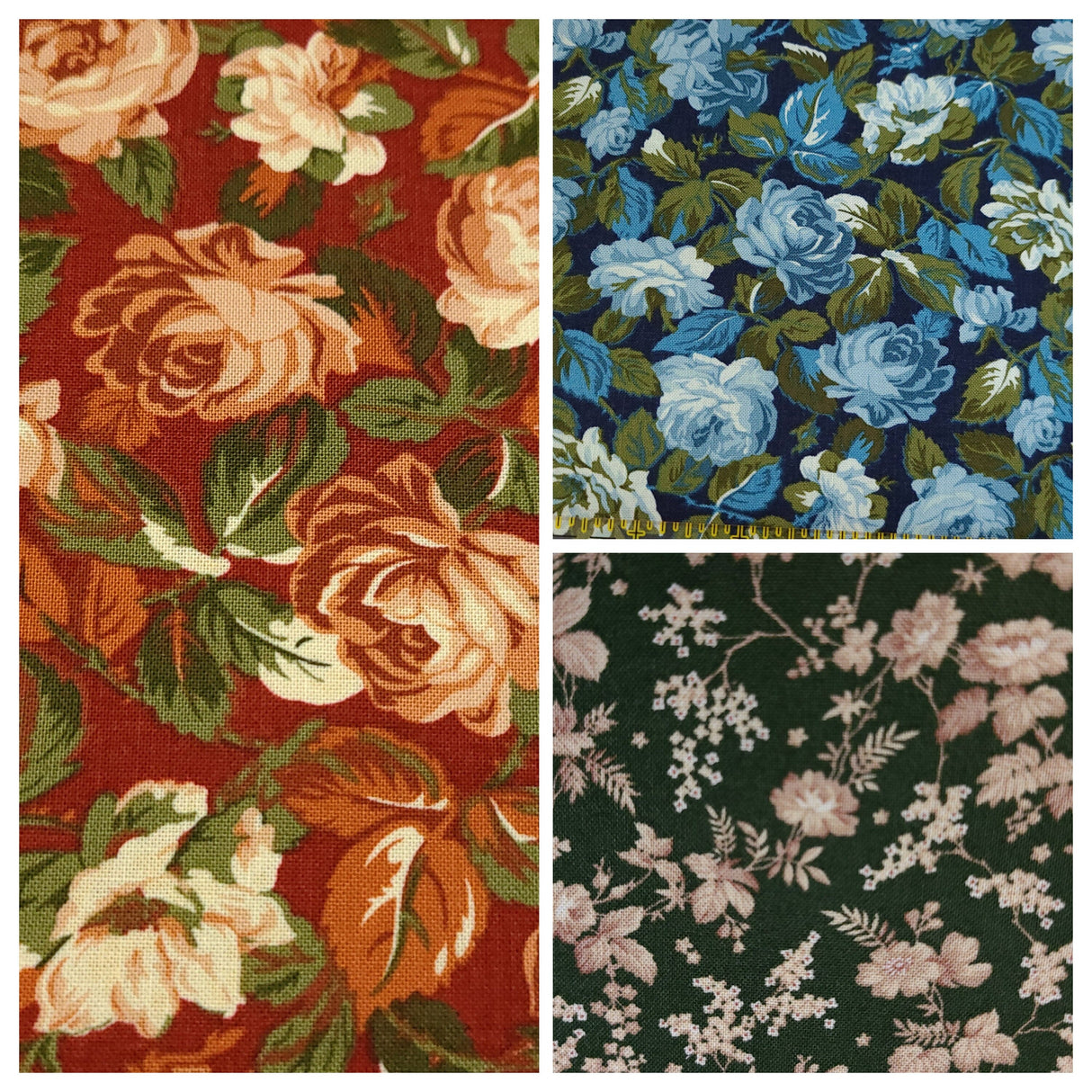 Quilting Cotton Memories Florals Wilmington Prints