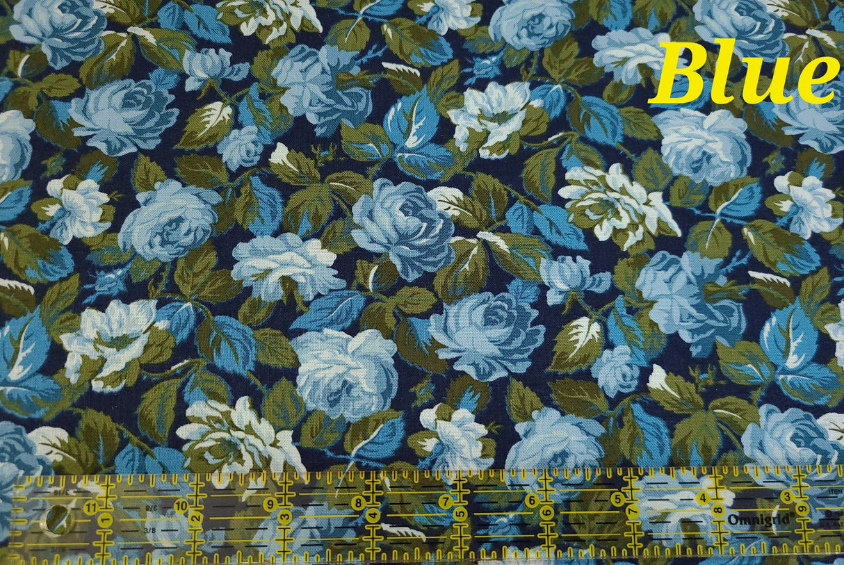 Quilting Cotton Memories Florals Wilmington Prints