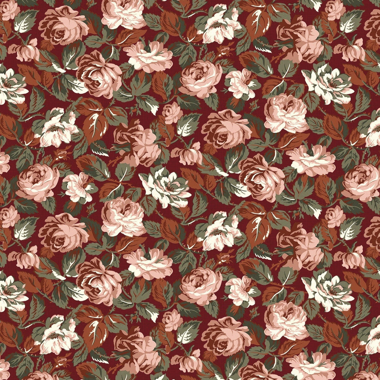 Quilting Cotton Memories Florals Wilmington Prints