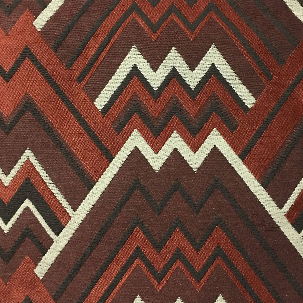 Jacquard Geometric Upholstery Fabric Mesa
