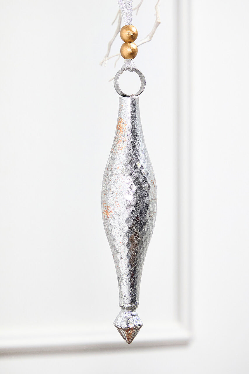 12" Metal Finial Ornaments