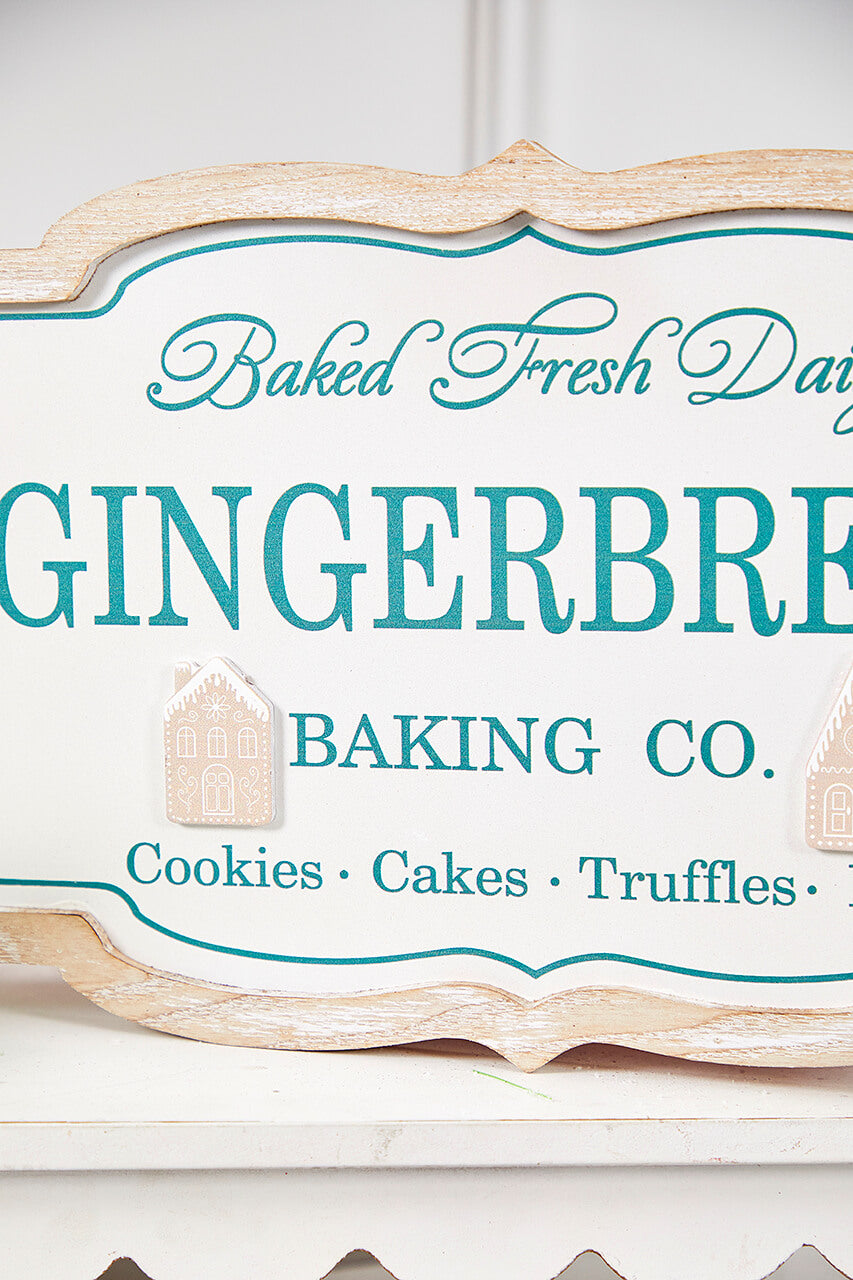 15" Gingerbread Baking Sign