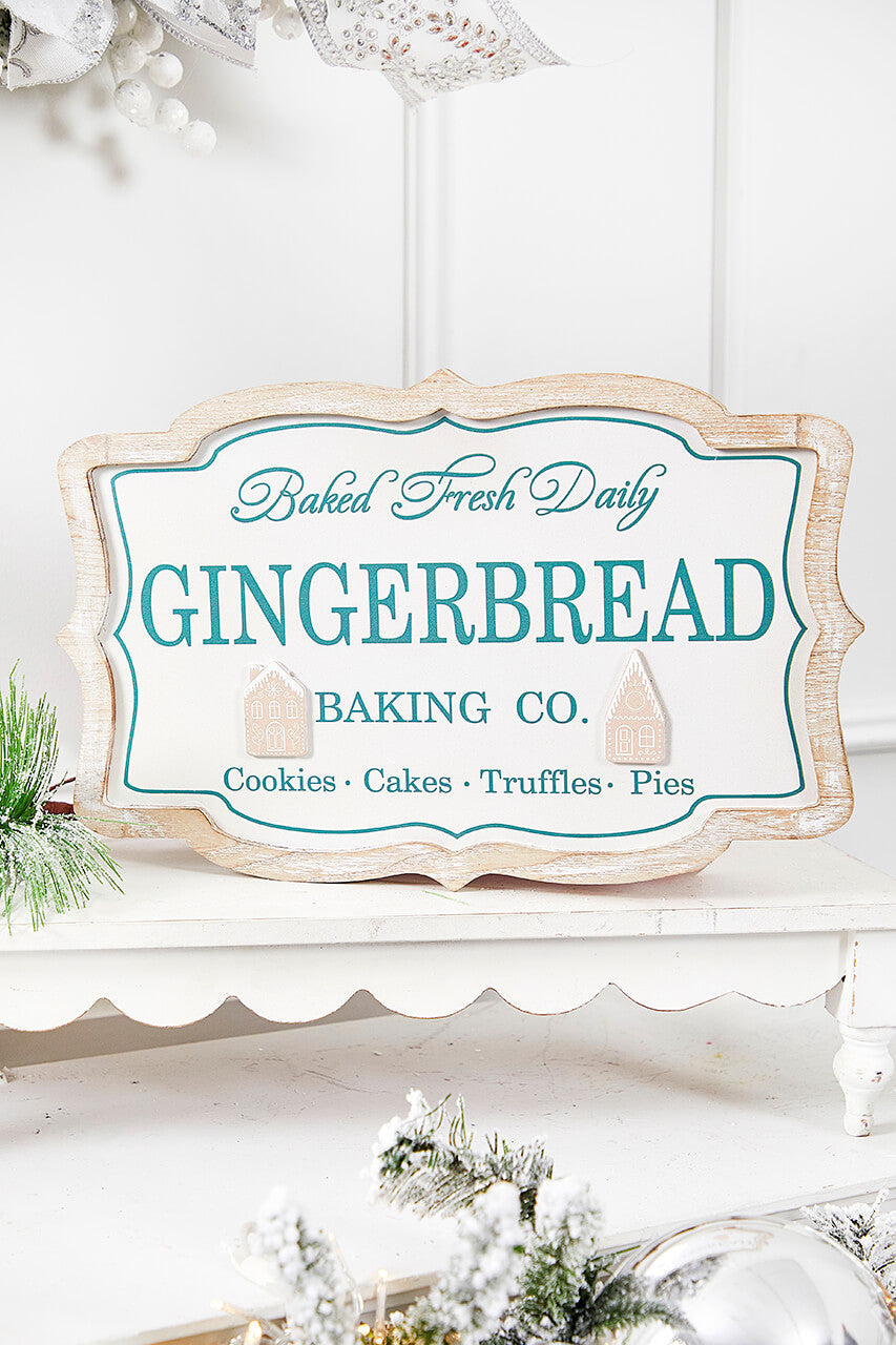 15" Gingerbread Baking Sign