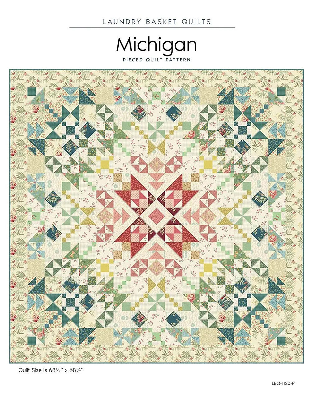 Quilt Pattern Michigan Original Pieced Quilt Pattern