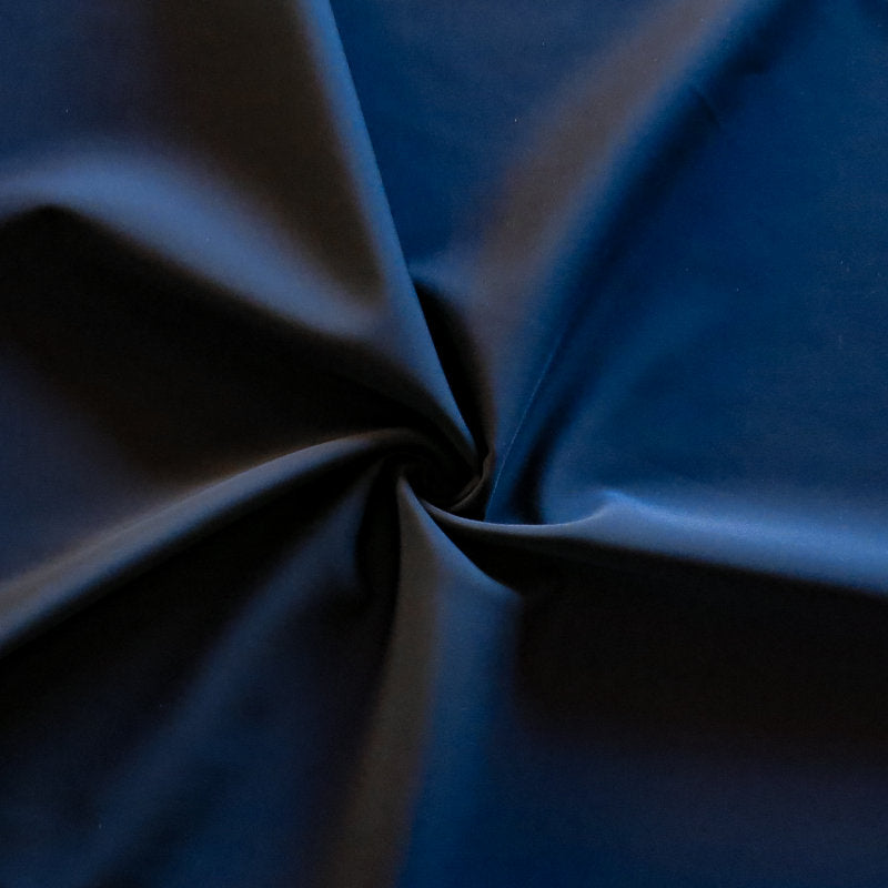 Athletic Poly Lycra Tricot Fabric Carbon Midnight Navy