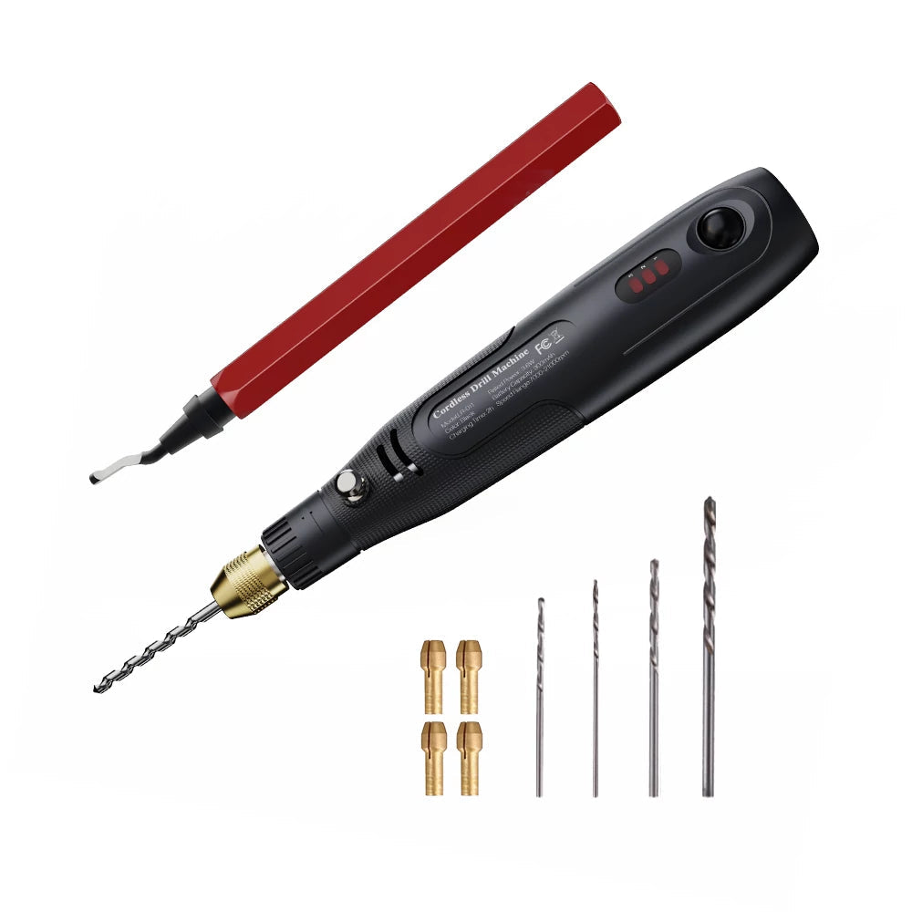 Resin Drill with Deburring Tool - Mini Cordless
