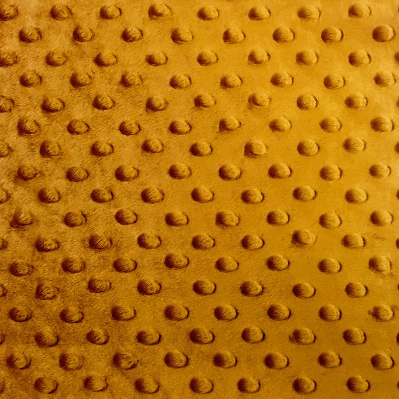 Copper Minky Dimple Dot Fabric,