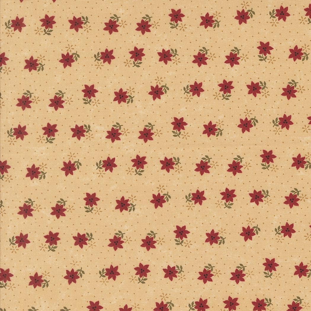 Quilting Cotton A Vintage Christmas Tan Moda