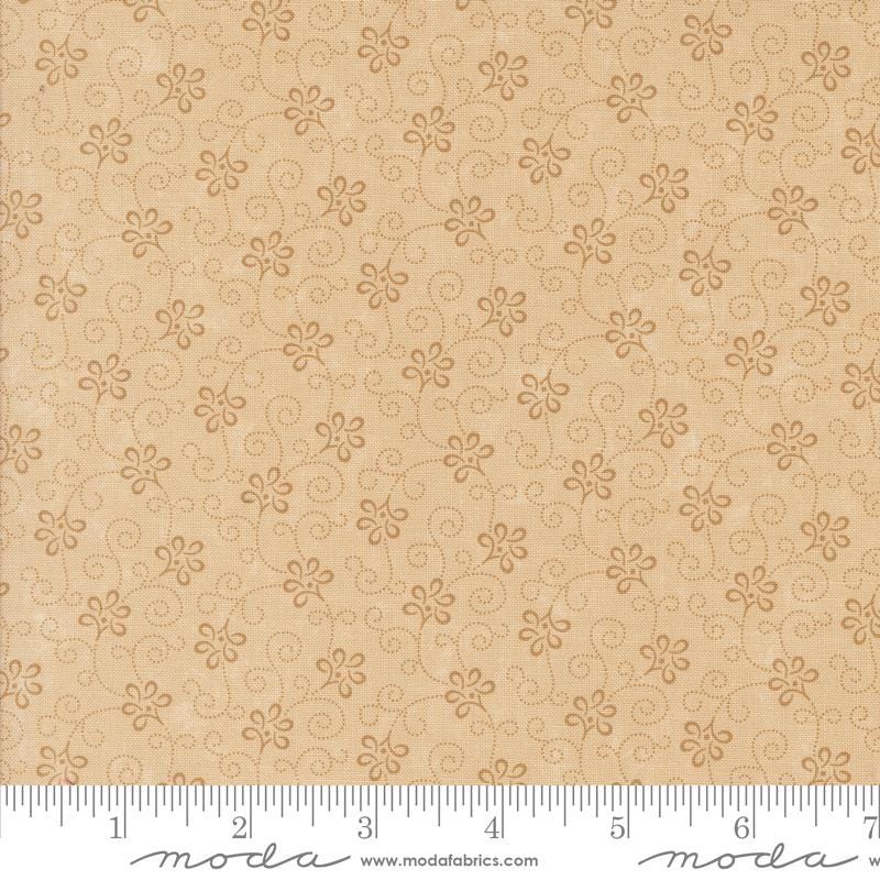 Quilting Cotton A Vintage Christmas Tonal Tan Moda